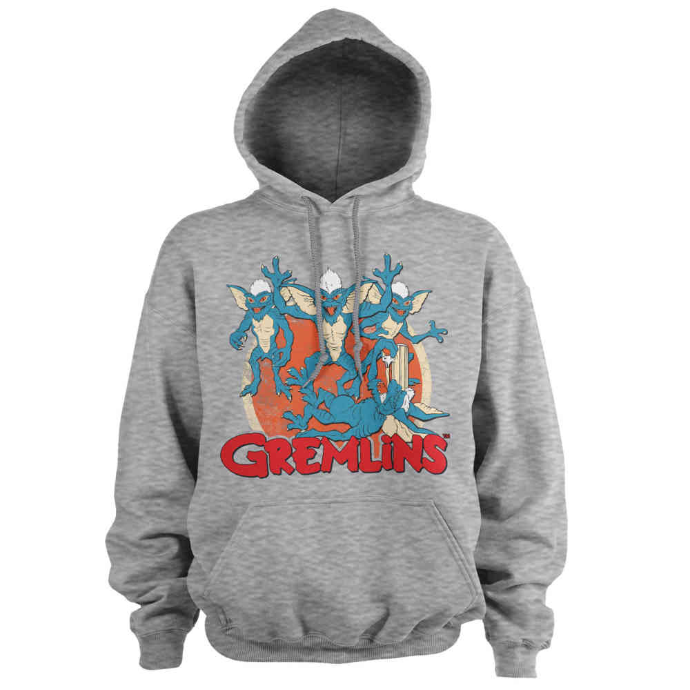 Gremlins Hoodietrui Group Grijs | Attitude Holland Gremlins Sweatertrui Trust No One Wit | Attitude Holland